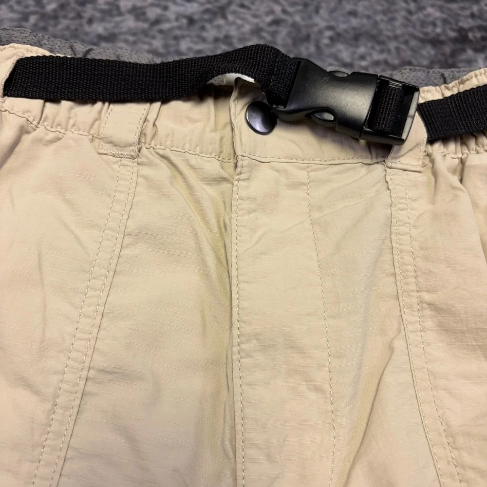 Craft & Barrow Cargo Shorts Mens 32 Tan Adjustable Waist Utility Outdoor Skater